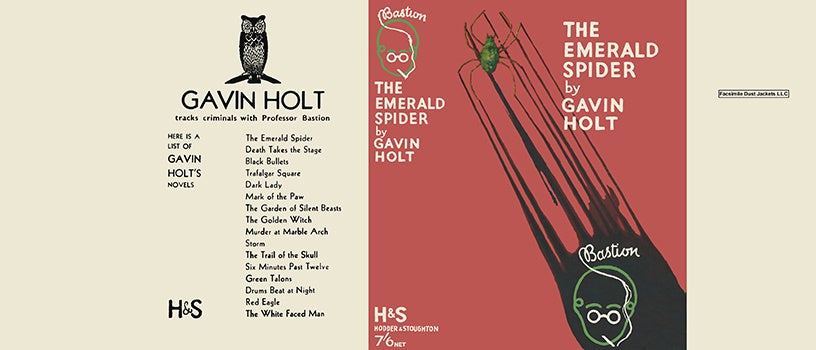 Item #55816 Emerald Spider, The. Gavin Holt