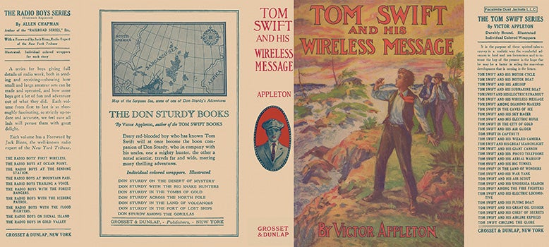 Item #55845 Tom Swift #06: Tom Swift and His Wireless Message. Victor Appleton