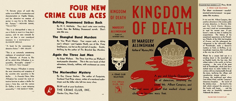 Item #56 Kingdom of Death. Margery Allingham
