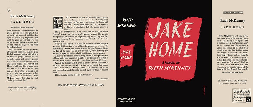 Item #56039 Jake Home. Ruth McKenney.