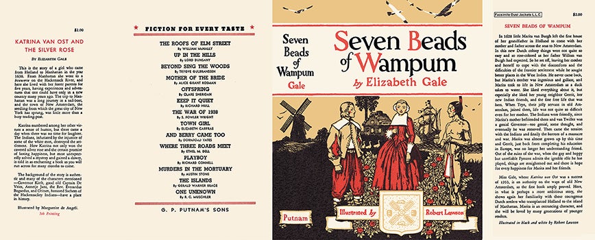 Item #56067 Seven Beads of Wampum. Elizabeth Gale, Robert Lawson.