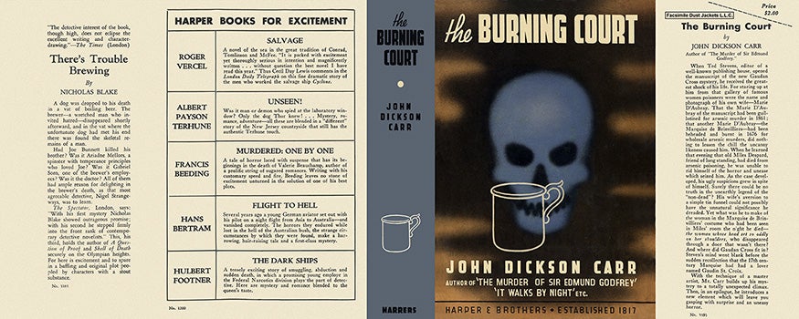 Item #562 Burning Court, The. John Dickson Carr
