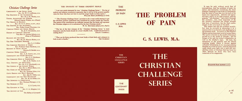 Item #5621 Problem of Pain, The. C. S. Lewis