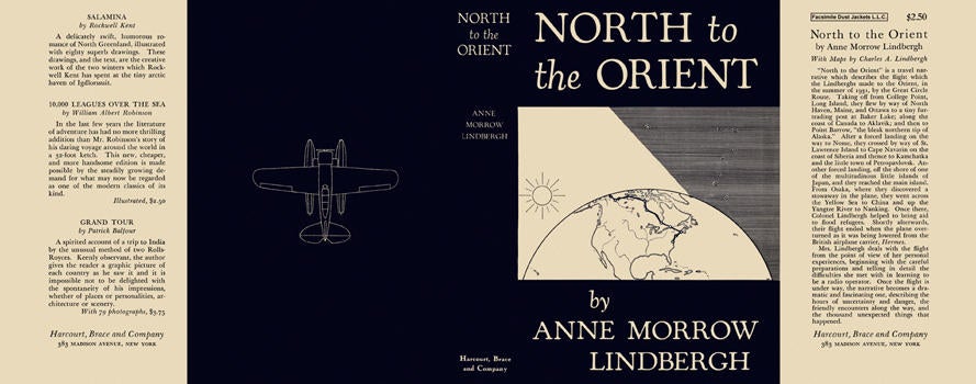 Item #5633 North to the Orient. Anne Morrow Lindbergh