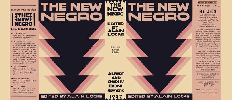 Item #5636 New Negro, The. Alain Locke