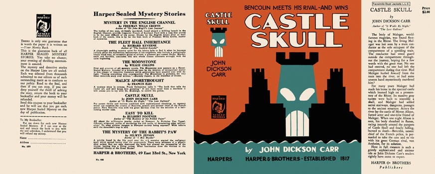 Item #564 Castle Skull. John Dickson Carr