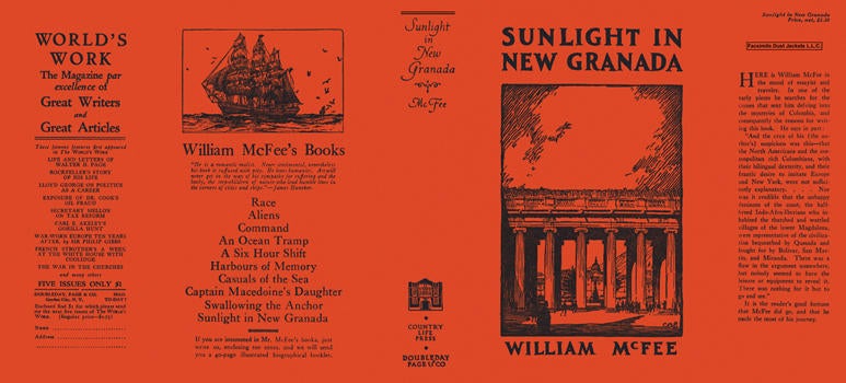 Item #5651 Sunlight in New Granada. William McFee