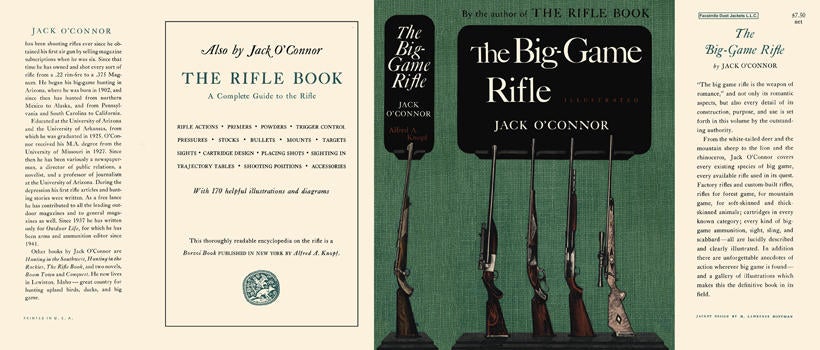 Item #5674 Big-Game Rifle, The. Jack O'Connor