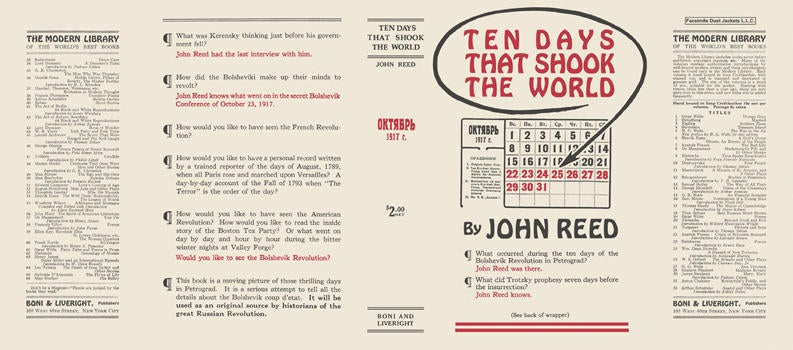 Item #5682 Ten Days That Shook the World. John Reed