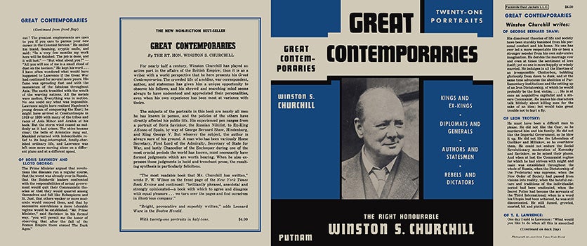 Item #56841 Great Contemporaries. Winston S. Churchill