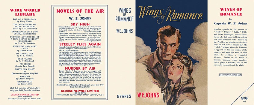 Item #56843 Wings of Romance. Captain W. E. Johns.