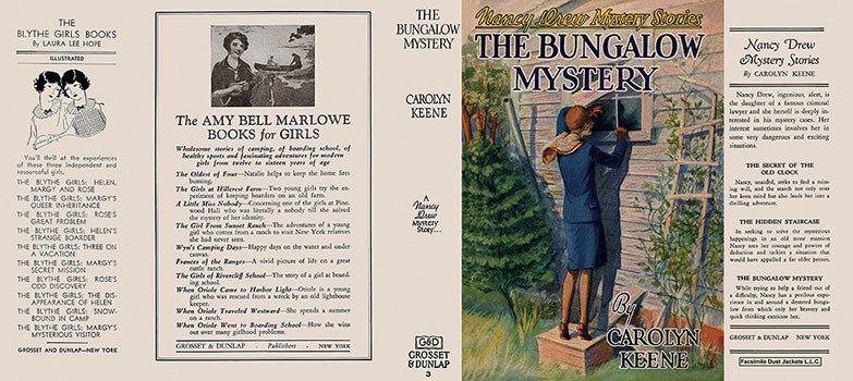 Item #56844 Nancy Drew #03: Bungalow Mystery, The. Carolyn Keene.