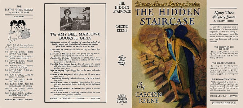 Item #56845 Nancy Drew #02: Hidden Staircase, The. Carolyn Keene