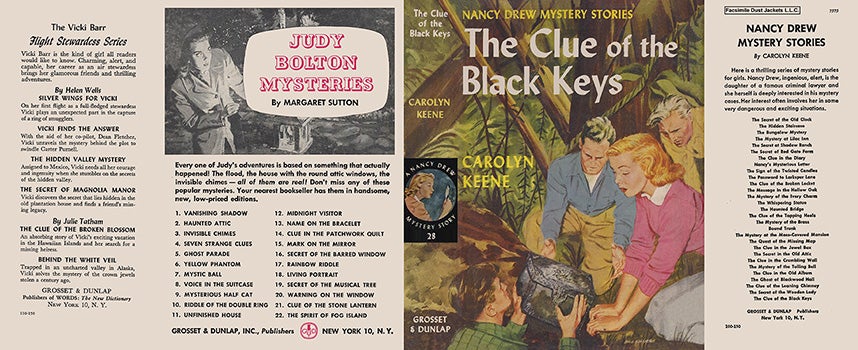 Item #56856 Nancy Drew #28: Clue of the Black Keys, The. Carolyn Keene.