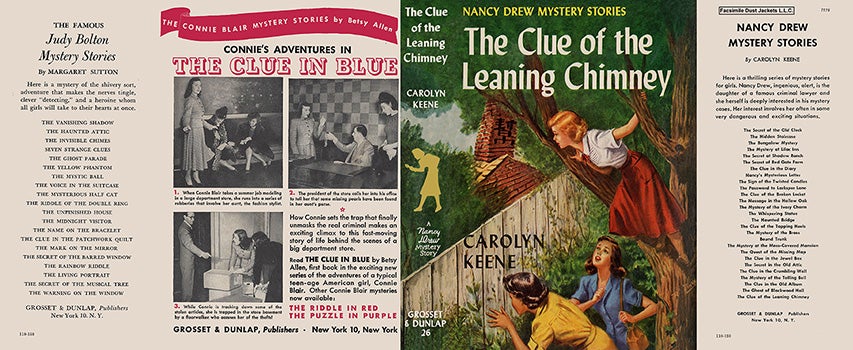 Item #56858 Nancy Drew #26: Clue of the Leaning Chimney, The. Carolyn Keene.