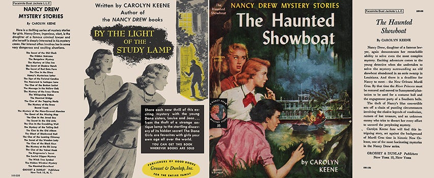 Item #56863 Nancy Drew #35: Haunted Showboat, The. Carolyn Keene.