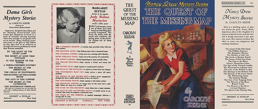 Item #56868 Nancy Drew #19: Quest of the Missing Map, The. Carolyn Keene.