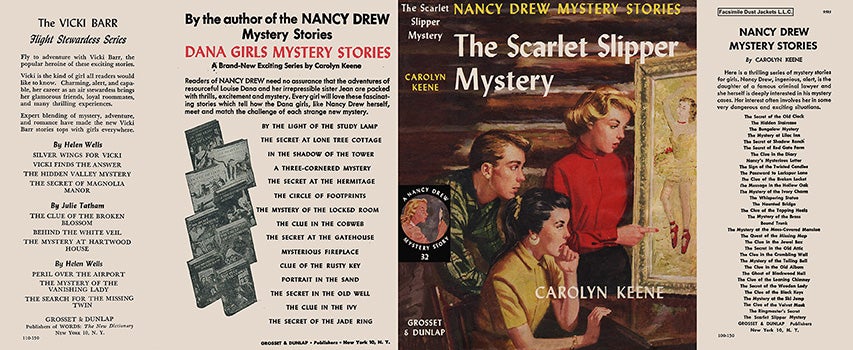 Item #56870 Nancy Drew #32: Scarlet Slipper Mystery, The. Carolyn Keene.