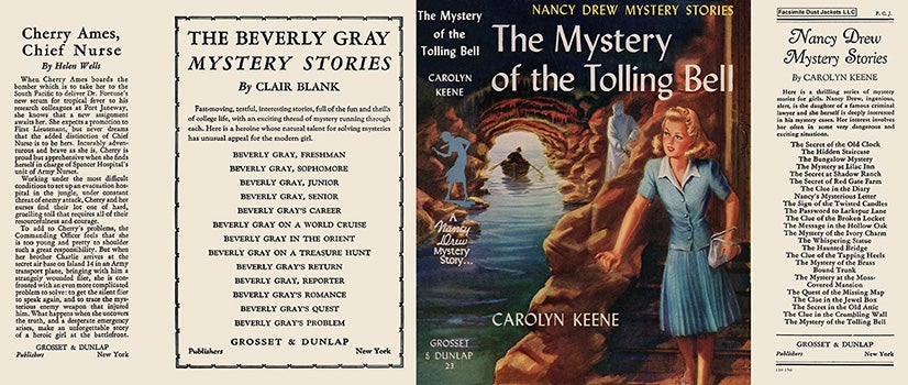 Item #56953 Nancy Drew #23: Mystery of the Tolling Bell. Carolyn Keene.