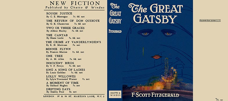 Item #56977 Great Gatsby, The. F. Scott Fitzgerald