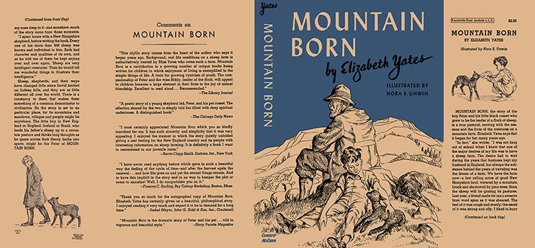 Item #56996 Mountain Born. Elizabeth Yates, Nora S. Unwin.