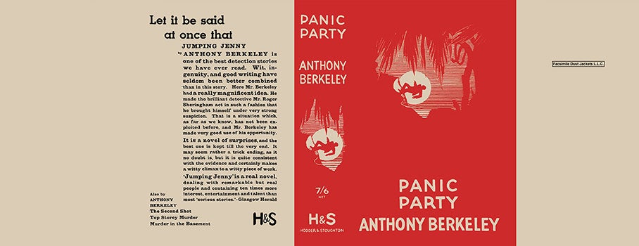 Item #57091 Panic Party. Anthony Berkeley