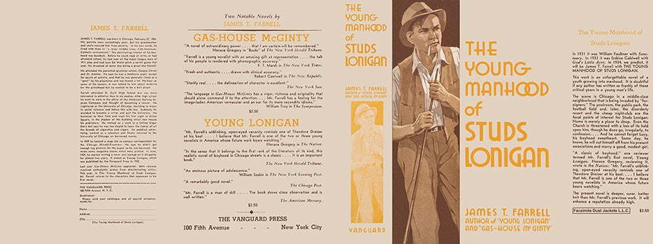 Item #57101 Young Manhood of Studs Lonigan, The. James T. Farrell.