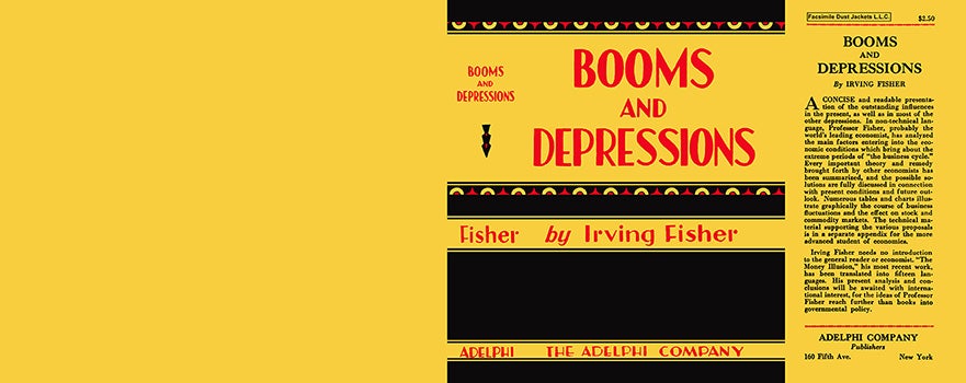 Item #57102 Booms and Depressions. Irving Fisher