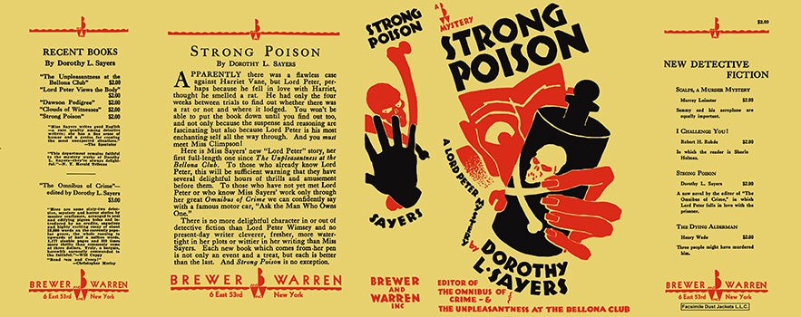 Item #57118 Strong Poison. Dorothy L. Sayers