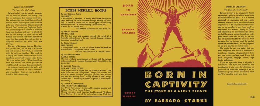 Item #5714 Born in Captivity. Barbara Starke