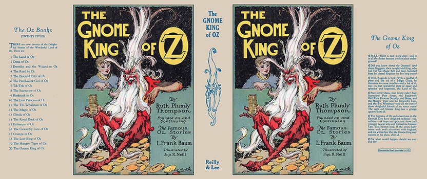 Item #57161 Gnome King of Oz, The. Ruth Plumly Thompson, John R. Neill.