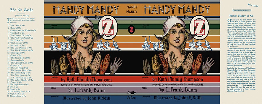 Item #57163 Handy Mandy in Oz. Ruth Plumly Thompson, John R. Neill