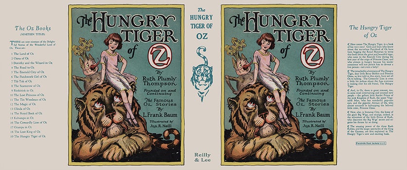 Item #57164 Hungry Tiger of Oz, The. Ruth Plumly Thompson, John R. Neill