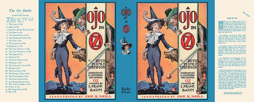 Item #57167 Ojo in Oz. Ruth Plumly Thompson, John R. Neill.
