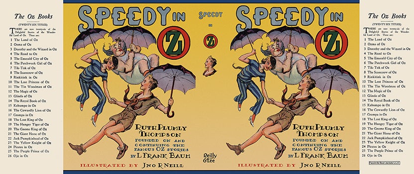 Item #57168 Speedy in Oz. Ruth Plumly Thompson, John R. Neill