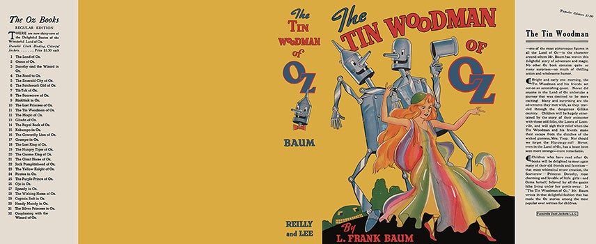Item #57199 Tin Woodman of Oz, The. L. Frank Baum.