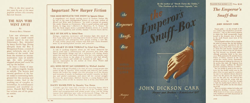 Item #572 Emperor's Snuff-Box, The. John Dickson Carr