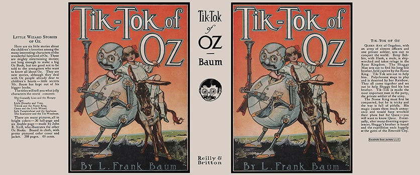Item #57207 Tik-Tok of Oz. L. Frank Baum, John R. Neill