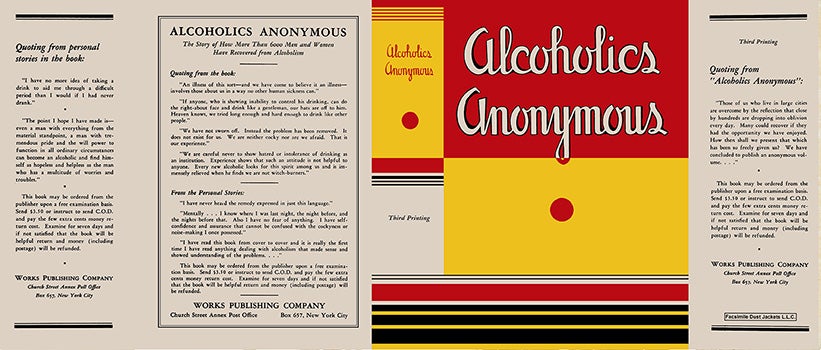 Item #57214 Alcoholics Anonymous. Bill Wilson