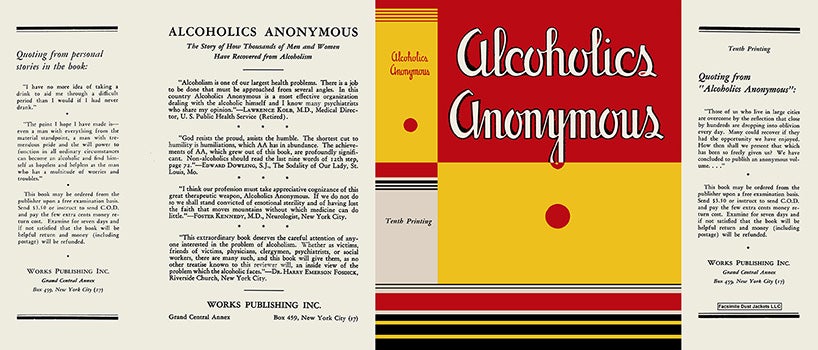 Item #57221 Alcoholics Anonymous. Bill Wilson