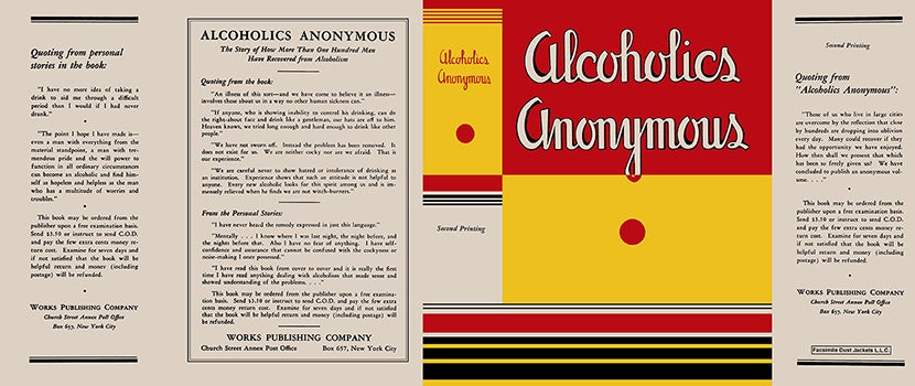 Item #57228 Alcoholics Anonymous. Bill Wilson