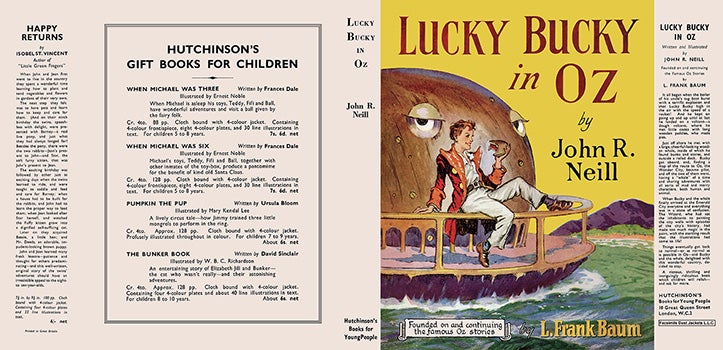 Item #57239 Lucky Bucky in Oz. John R. Neill.