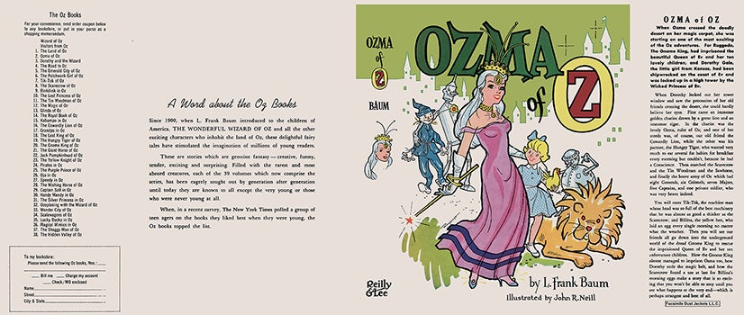 Item #57249 Ozma of Oz. L. Frank Baum, John R. Neill, Roland Roycraft.
