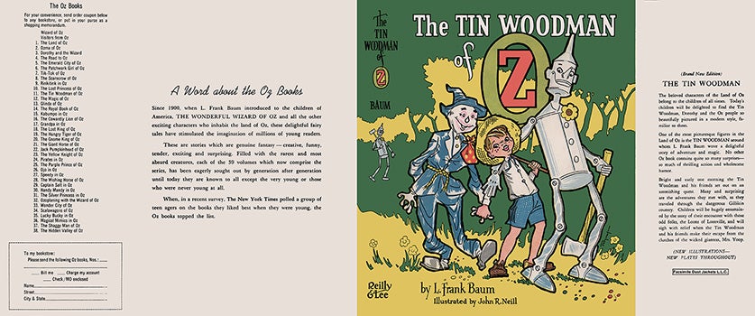 Item #57251 Tin Woodman of Oz, The. L. Frank Baum, John R. Neill, Roland Roycraft