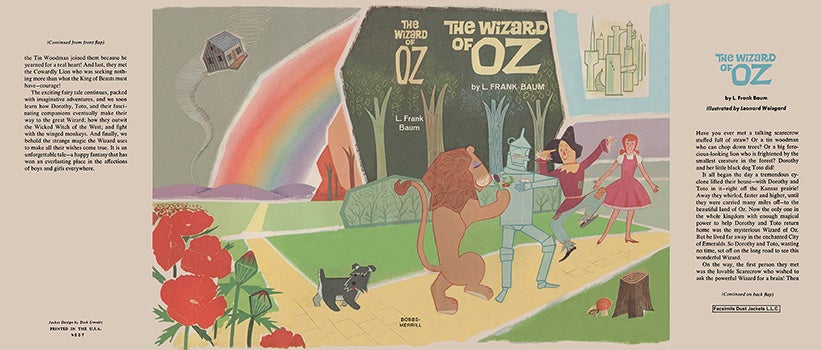 Item #57274 Wizard of Oz, The. L. Frank Baum, Leonard Weisgard