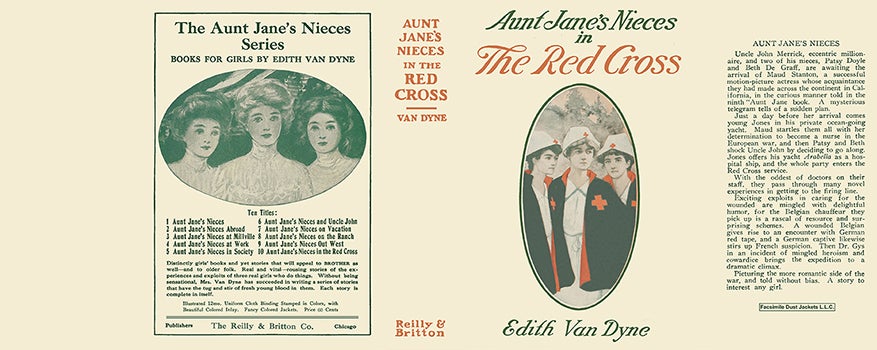 Item #57277 Aunt Jane's Nieces in the Red Cross. Edith Van Dyne, L. Frank Baum.