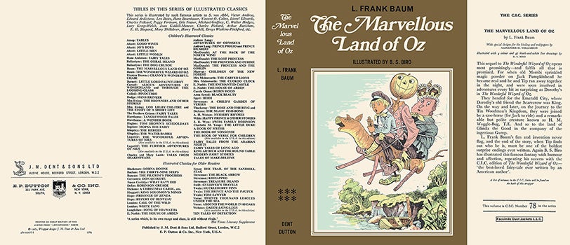Item #57293 Marvellous Land of Oz, The. L. Frank Baum, B. S. Biro
