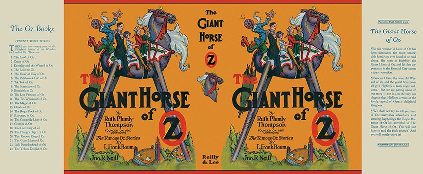 Item #57351 Giant Horse of Oz, The. Ruth Plumly Thompson, John R. Neill