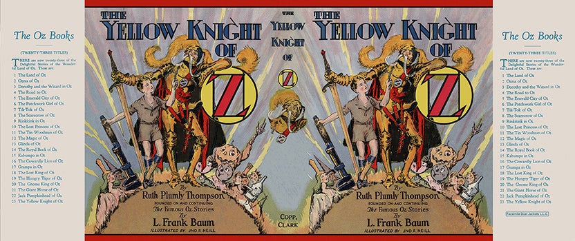 Item #57353 Yellow Knight of Oz, The. Ruth Plumly Thompson, John R. Neill