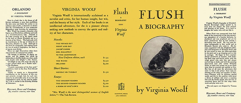 Item #5737 Flush, A Biography. Virginia Woolf.